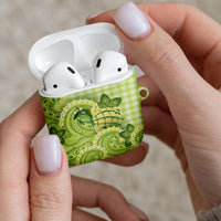 Hawaii Palaka AirPods Case Cute Green Mango Turtle On The Waves