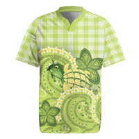 Hawaii Palaka Rugby Jersey Cute Green Mango Turtle On The Waves