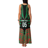 Custom Aotearoa Ngati Hine Family Matching Tank Maxi Dress and Hawaiian Shirt Maori Pattern New Zealand DT05 - Polynesian Pride
