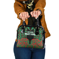 Aotearoa Ngati Hine Shoulder Handbag Maori Pattern New Zealand - Polynesian Pride