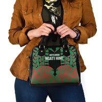 Aotearoa Ngati Hine Shoulder Handbag Maori Pattern New Zealand - Polynesian Pride