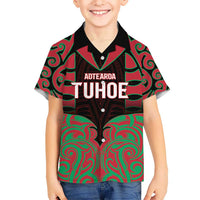Custom Aotearoa Tuhoe Hawaiian Shirt Maori Pattern New Zealand - Polynesian Pride