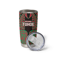 Custom Aotearoa Tuhoe Tumbler Cup Maori Pattern New Zealand - Polynesian Pride