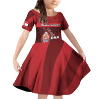 French Polynesia Is In My DNA Family Matching Off Shoulder Short Dress and Hawaiian Shirt - Polynesian Pride