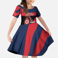Wallis And Futuna Is In My DNA Family Matching Long Sleeve Bodycon Dress and Hawaiian Shirt DT05 Daughter's Dress Multicolor - Polynesian Pride