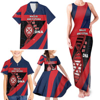 Wallis And Futuna Is In My DNA Family Matching Tank Maxi Dress and Hawaiian Shirt DT05 - Polynesian Pride