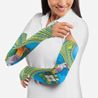 Personalised Palau Biib Bird Arm Sleeves Rur Flower And Rock Islands Patterns