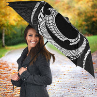 Guam Liberation Day Umbrella Black White Latte Stone Tribal Patterns