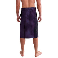 New Zealand Matariki Lavalava Maori Tui Bird Purple Galaxy