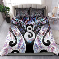 New Zealand Aotearoa Bedding Set Pikorua Single Twist Pink Paua Shell