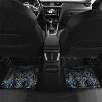 New Zealand Aotearoa Car Mats Pikorua Single Twist Green Paua Shell