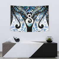 New Zealand Aotearoa Tapestry Pikorua Single Twist Green Paua Shell