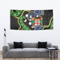 South Sea Islanders And Fiji Tapestry Fijian Coat Of Arms And Southern Cross DT05 - Polynesian Pride