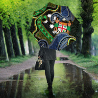 South Sea Islanders And Fiji Umbrella Fijian Coat Of Arms And Southern Cross DT05 - Polynesian Pride