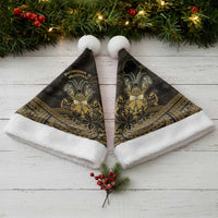 Niue Christmas Santa Hat Niuean Crab Xmas Tribal Waves - Polynesian Pride