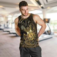 Niue Christmas Men Tank Top Niuean Crab Xmas Tribal Waves - Polynesian Pride