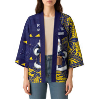 Tokelau Christmas Kimono Santa With Tuluma Xmas Tribal Waves DT05 - Polynesian Pride