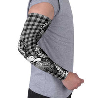 Black Hawaii Palaka Cowboy Turtle Arm Sleeves Hawaiian Paniolo Puakenikeni Maile Lei