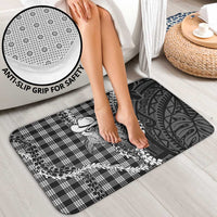 Black Hawaii Palaka Cowboy Turtle Bathroom Set Hawaiian Paniolo Puakenikeni Maile Lei