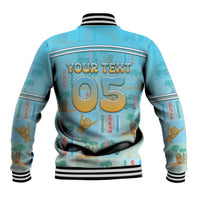 Custom Hawaii Surfing Baseball Jacket He'e Nalu