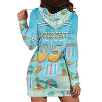 Custom Hawaii Surfing Hoodie Dress He'e Nalu