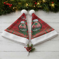Guam Christmas Santa Hat Chamorro Seal Hat Santa Tribal Waves - Polynesian Pride