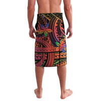 New Caledonia Christmas Lavalava Seashell Xmas Tree Tribal Waves - Polynesian Pride