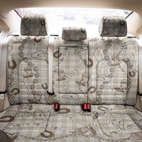 Hawaii Palaka Cowboy Back Car Seat Cover Shell Maile Lei With Western Patterns - Polynesian Pride
