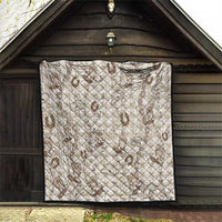 Hawaii Palaka Cowboy Quilt Shell Maile Lei With Western Patterns - Polynesian Pride
