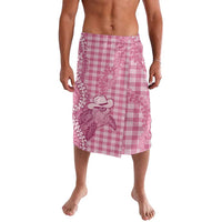 Pink Hawaii Palaka Cowboy Turtle Lavalava Hawaiian Paniolo Puakenikeni Maile Lei DT05 Pink - Polynesian Pride