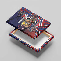 Samoa Wrestling Canvas Wall Art Polynesian Warrior Funny Style - Polynesian Pride