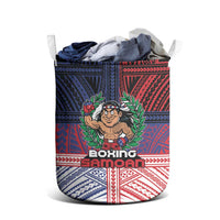 Samoa Boxing Laundry Basket Samoan Boxer Funny Style - Polynesian Pride