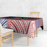Samoa Boxing Tablecloth Samoan Boxer Funny Style - Polynesian Pride