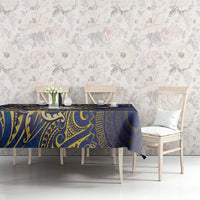 Nauru Tablecloth Hibiscus Polynesian Tribal Pattern