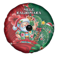 Hawaii Christmas Spare Tire Cover Mele Kalikimaka Funny Hawaiian Santa DT05 - Polynesian Pride