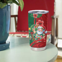Hawaii Christmas Tumbler Cup Mele Kalikimaka Funny Hawaiian Santa DT05 - Polynesian Pride