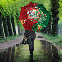 Hawaii Christmas Umbrella Mele Kalikimaka Funny Hawaiian Santa - Polynesian Pride