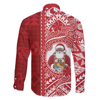 Tonga Christmas Family Matching Off Shoulder Maxi Dress and Hawaiian Shirt Kilisimasi Fiefia - Polynesian Pride