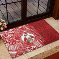 Tonga Christmas Rubber Doormat Kilisimasi Fiefia - Polynesian Pride