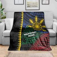 Philippines Christmas Blanket Xmas Tree Filipino Tribal Patterns - Polynesian Pride