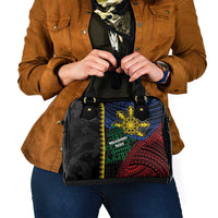 Philippines Christmas Shoulder Handbag Xmas Tree Filipino Tribal Patterns - Polynesian Pride