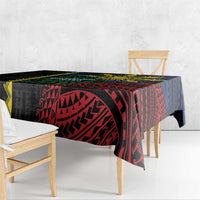 Philippines Christmas Tablecloth Xmas Tree Filipino Tribal Patterns - Polynesian Pride