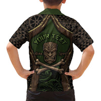 Personalised Hawaii Tiki Pirates Hawaiian Shirt Kakau Pattern Polynesian Style