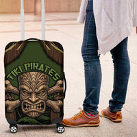 Hawaii Tiki Pirates Luggage Cover Kakau Pattern Polynesian Style