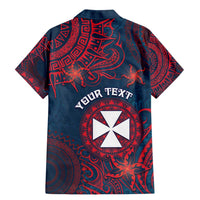 Personalised Wallis And Futuna Family Matching Mermaid Dress and Hawaiian Shirt Hibiscus Polynesian Tribal Pattern DT05 - Polynesian Pride