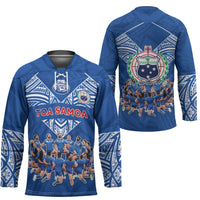 Toa Samoa Hockey Jersey Samoan Warrior Spirit Rugby - Polynesian Pride