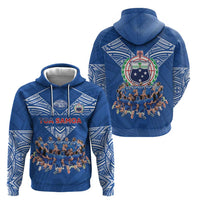 Toa Samoa Zip Hoodie Samoan Warrior Spirit Rugby - Polynesian Pride