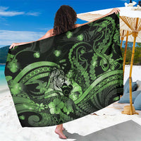 Maori Romantic Valentine Sarong The Hongi Kiss Green Galaxy