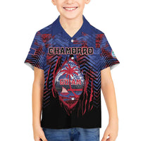 Personalised Guam Hawaiian Shirt Chamorro Seal Tribal Scratch Design - Polynesian Pride