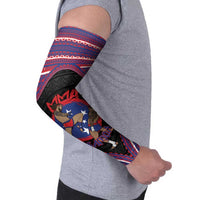 Personalised Samoa Mixed Martial Arts Arm Sleeves Flying Knee Of Samoan - Polynesian Pride